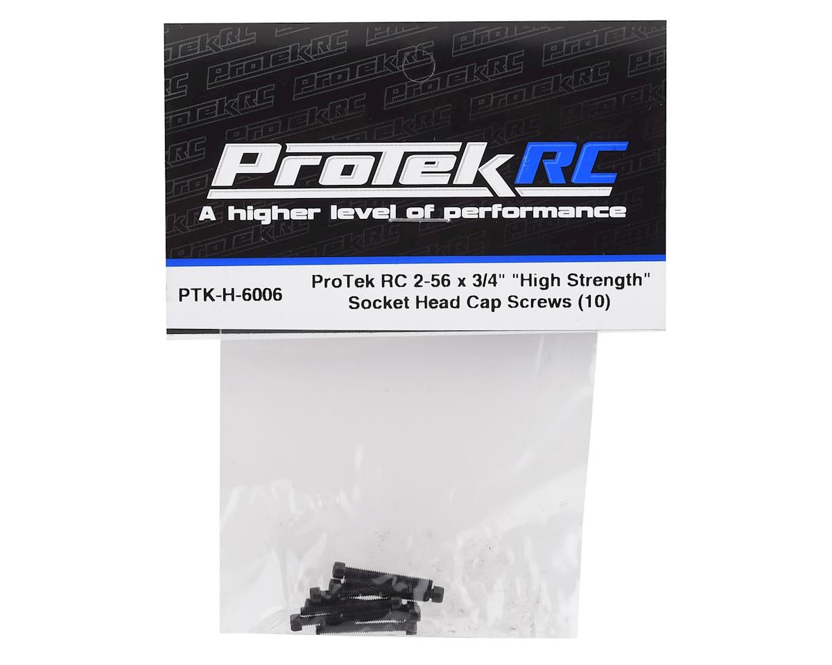 ProTek RC 2-56 x 3/4" "High Strength" Socket Head Cap Screws (10)