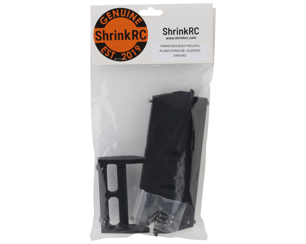 ShrinkRC Element Enduro Body Mounts for RC4WD 1987 Toyota XtraCab Body