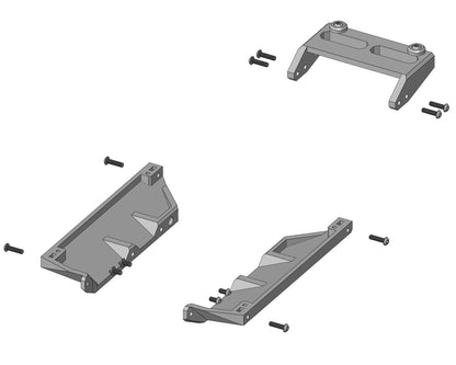 ShrinkRC Element Enduro Body Mounts for RC4WD 1987 Toyota XtraCab Body