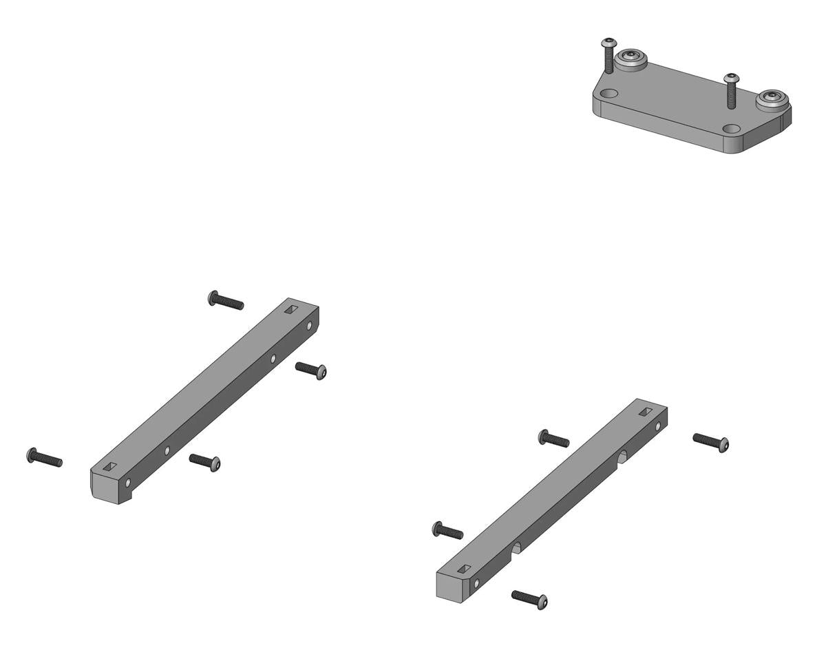 ShrinkRC Vanquish VS410 Body Mounts for RC4WD 1987 Toyota XtraCab Body