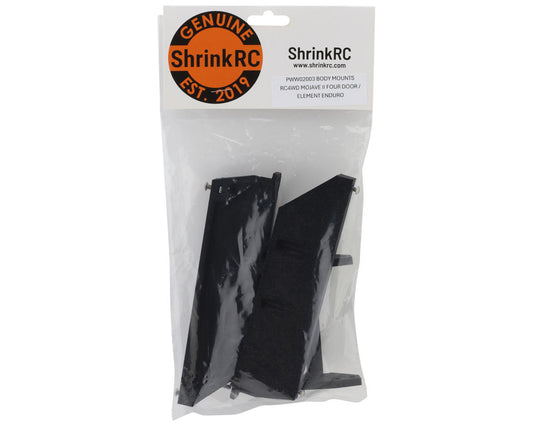 ShrinkRC Element Enduro Body Mounts for RC4WD Mojave II Four Door Body