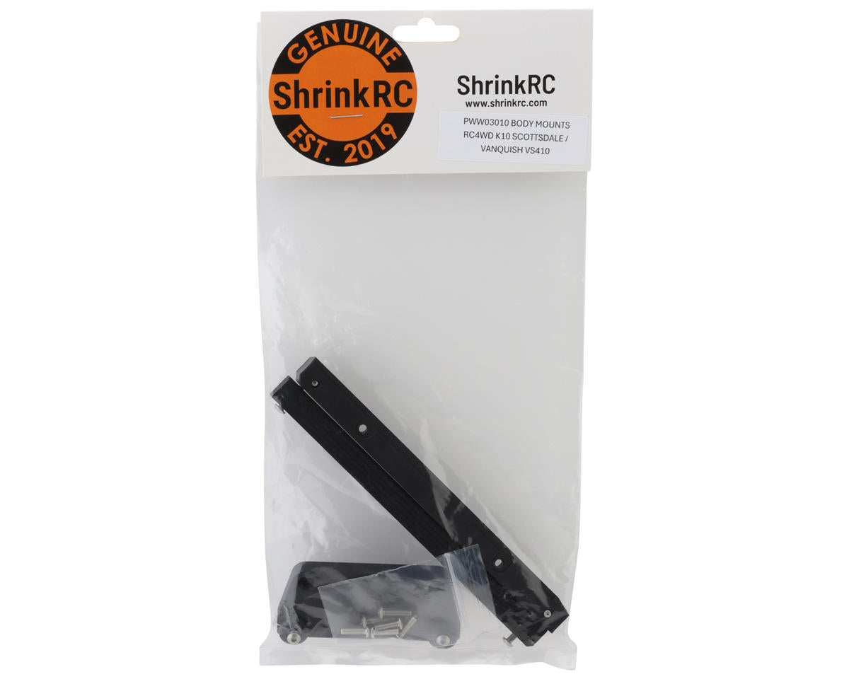 ShrinkRC Vanquish VS410 Body Mounts for RC4WD Chevrolet K10 Scottsdale Body