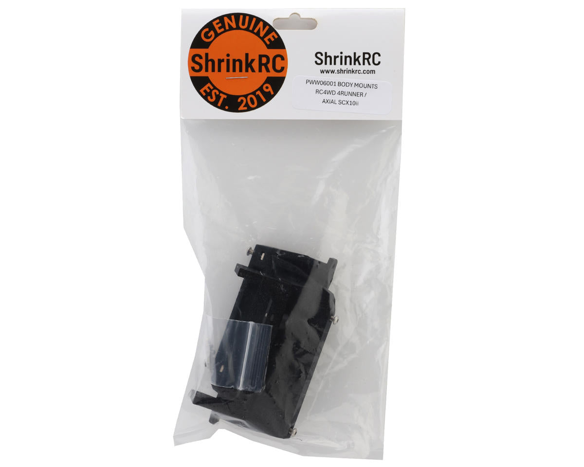 ShrinkRC Axial™ SCX10.2 Body Mounts For RC4WD 1985 Toyota 4Runner Body