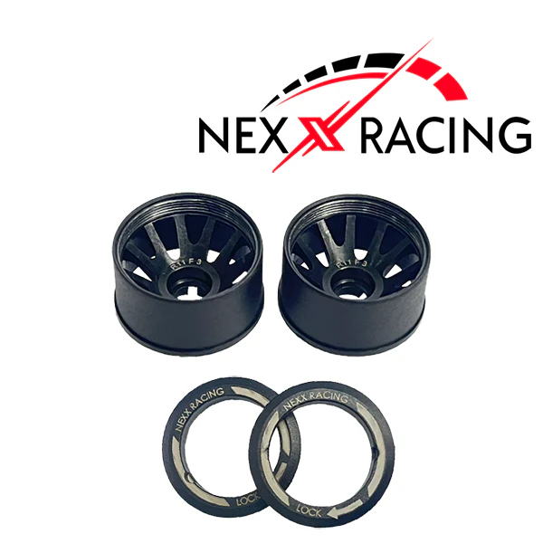 NExx Racing "JUD" threaded carbon fibre reinforced EVO flanged rear wheels (2)