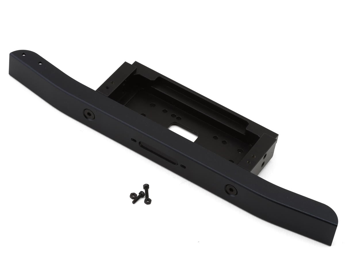 RC4WD Classic Front Bumper with Lowered Winch Mount for Gelande Cruiser (Black)