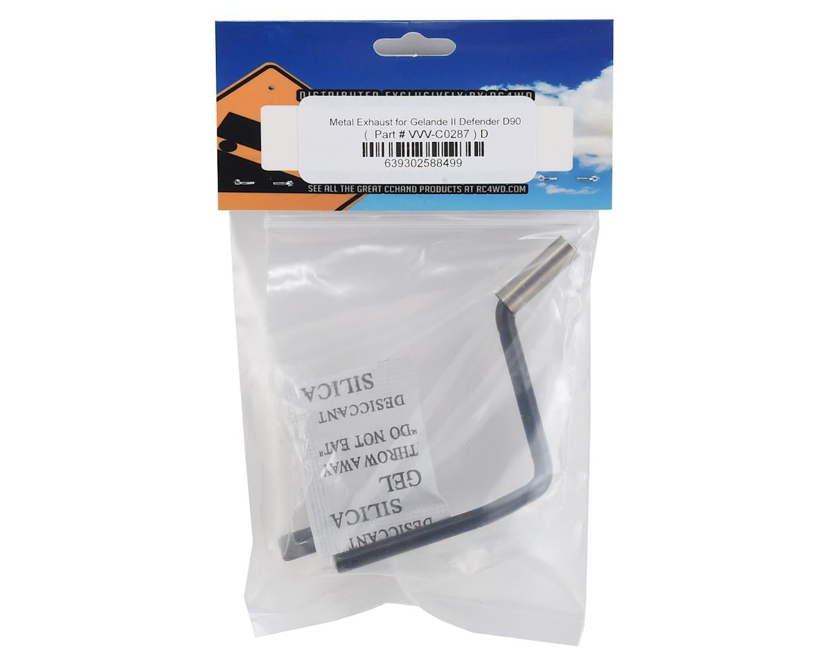 RC4WD CChand Gelande II Defender D90 Metal Exhaust