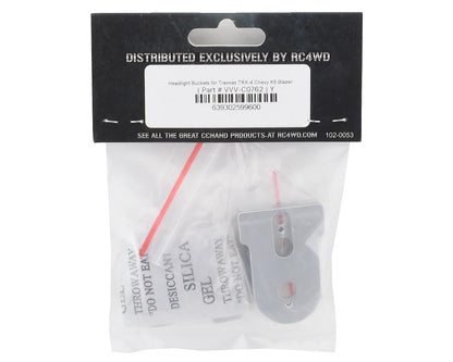 RC4WD CChand Headlight Buckets for Traxxas TRX-4 Chevy K5 Blazer (Silver) (2)