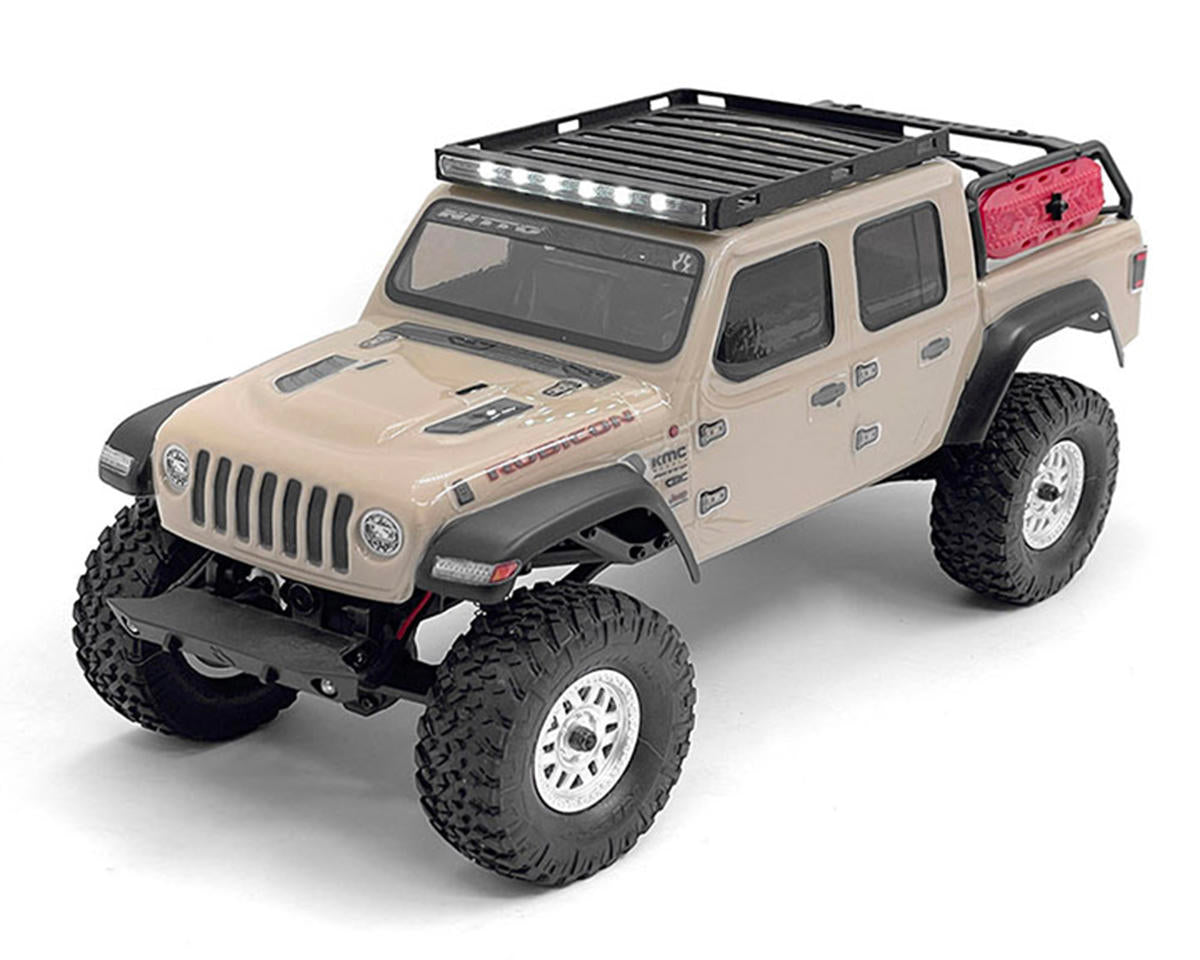 RC4WD CChand Axial SCX24 AXI00005T1 / AXI00005T2 Flat Roof Rack w/ LED Lights