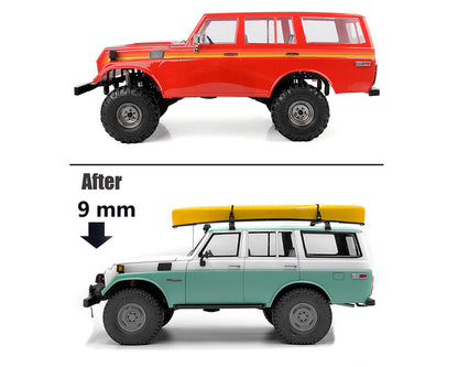 RC4WD TF2 Yota II Leaf Under Aluminum Mounts Set (9mm)