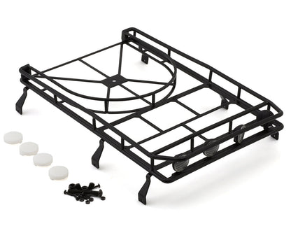 RC4WD Gelande II D90 Steel Roof Rack w/Tire Mount and IPF Light Pods