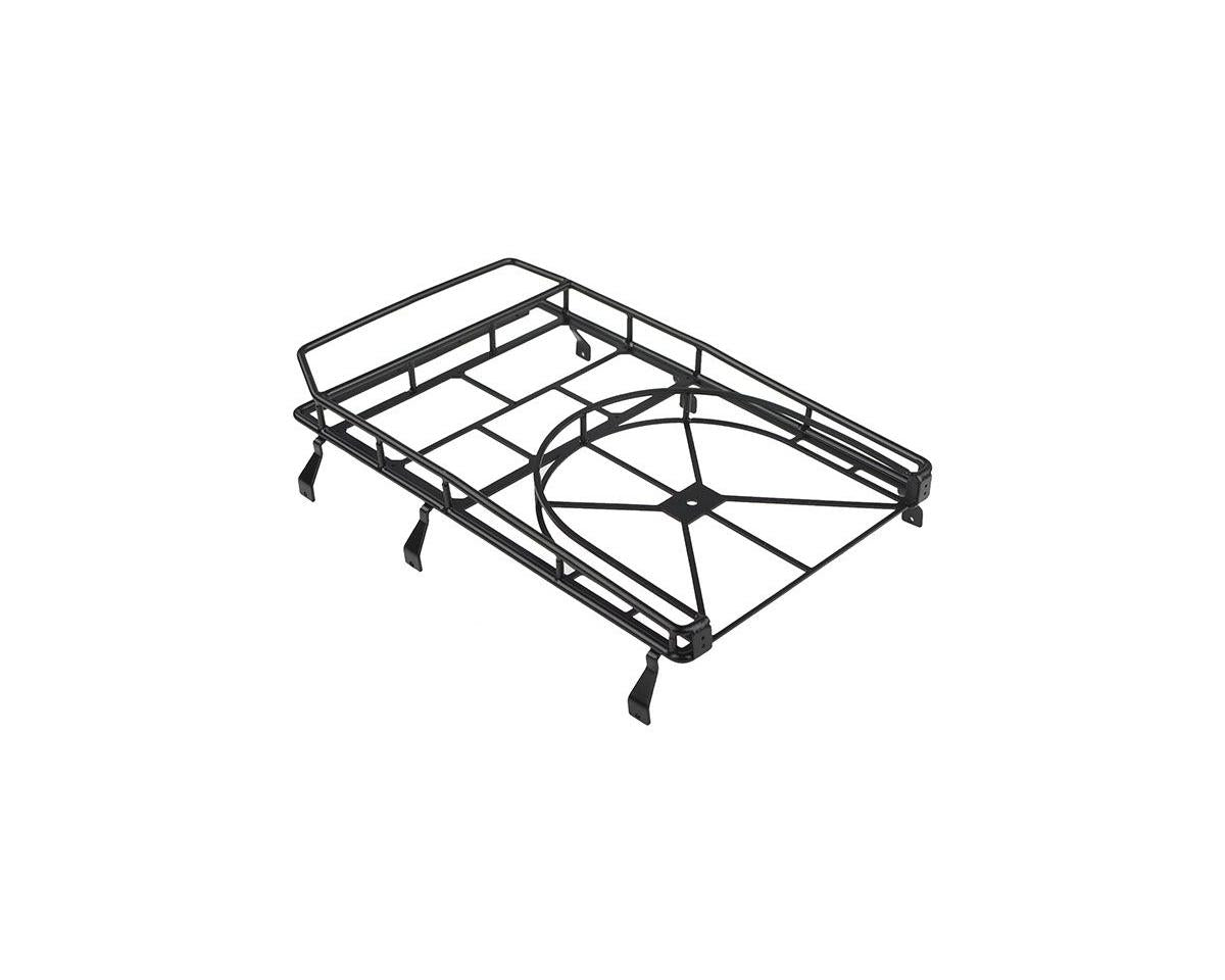 RC4WD Gelande II D90 Steel Roof Rack w/Tire Mount and IPF Light Pods