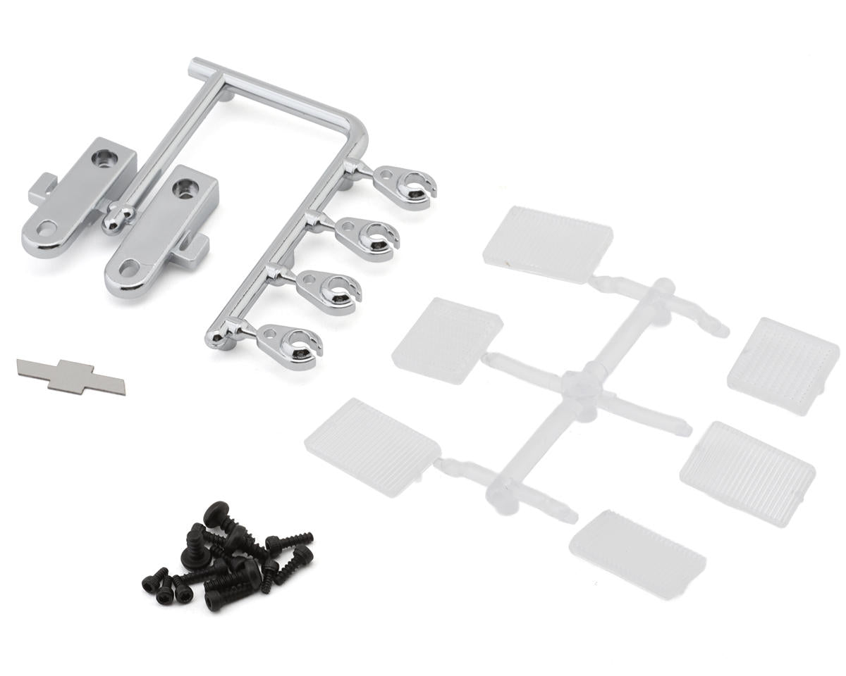 RC4WD TF2 Chevrolet K10/Blazer ABS Molded 80's Front Grille Set (Chrome)