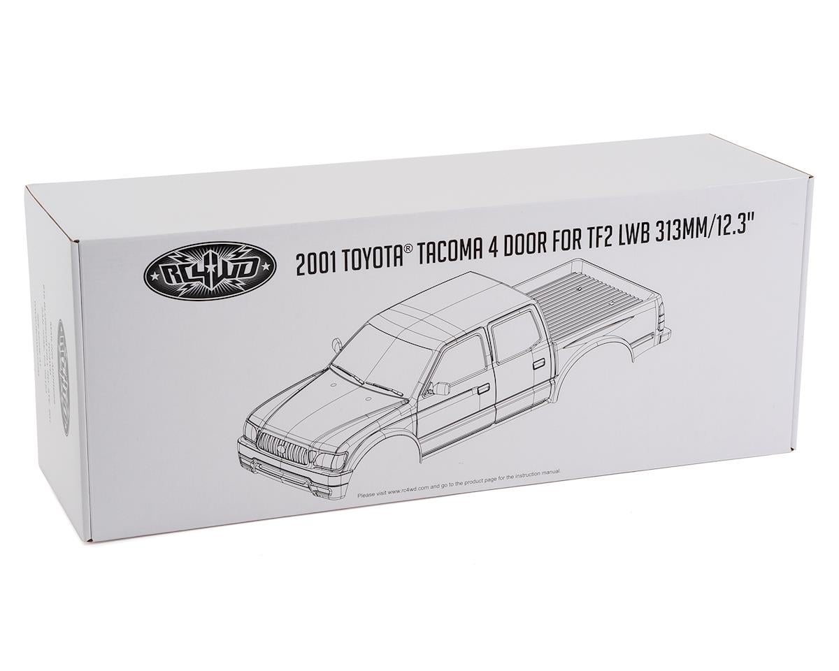 RC4WD 2001 Toyota Tacoma 4 Door Lexan Crawler Body (Clear) (313mm/12.3")