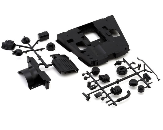 RC4WD Gelande II 2015 Land Rover Defender D90 TDI Engine Bay