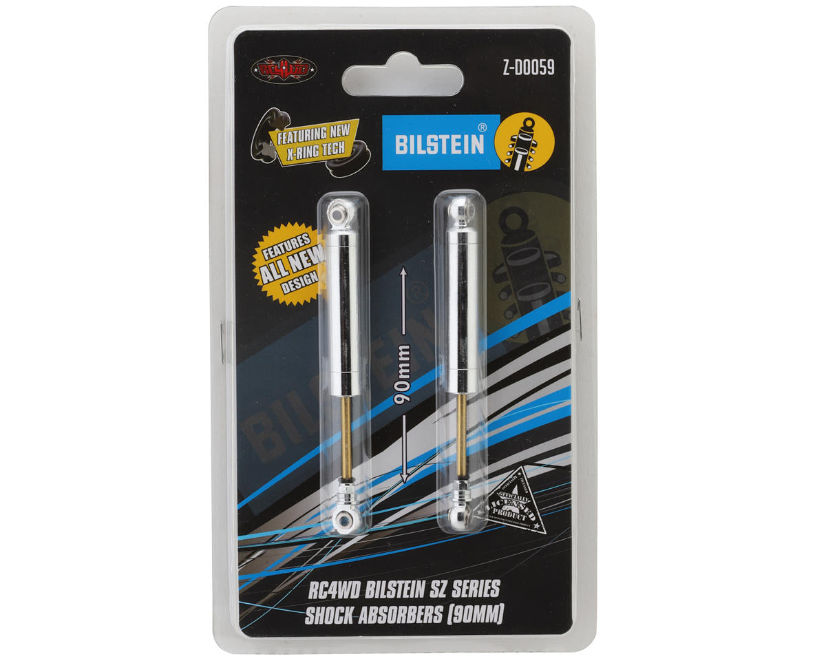 RC4WD Bilstein SZ Series Internal Spring Shocks (Chrome) (90mm) (2)