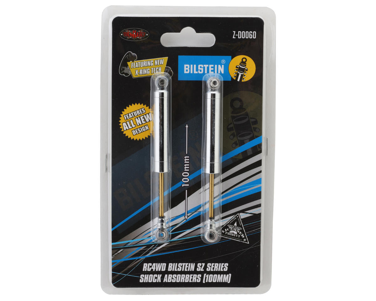 RC4WD Bilstein SZ Series Internal Spring Shocks (Chrome) (100mm) (2)