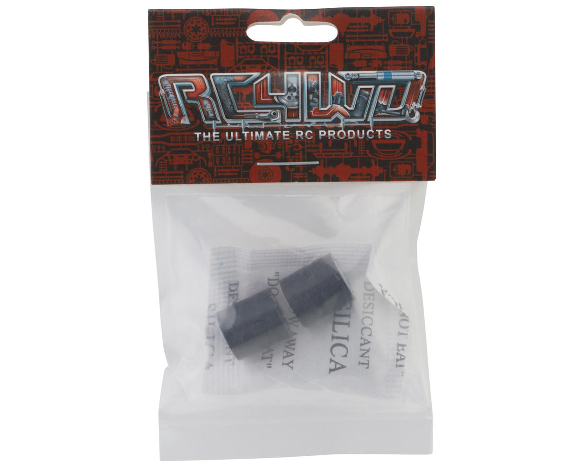RC4WD Brass 1/8 Scale Rear Hubs (Black) (2) (5.5g)