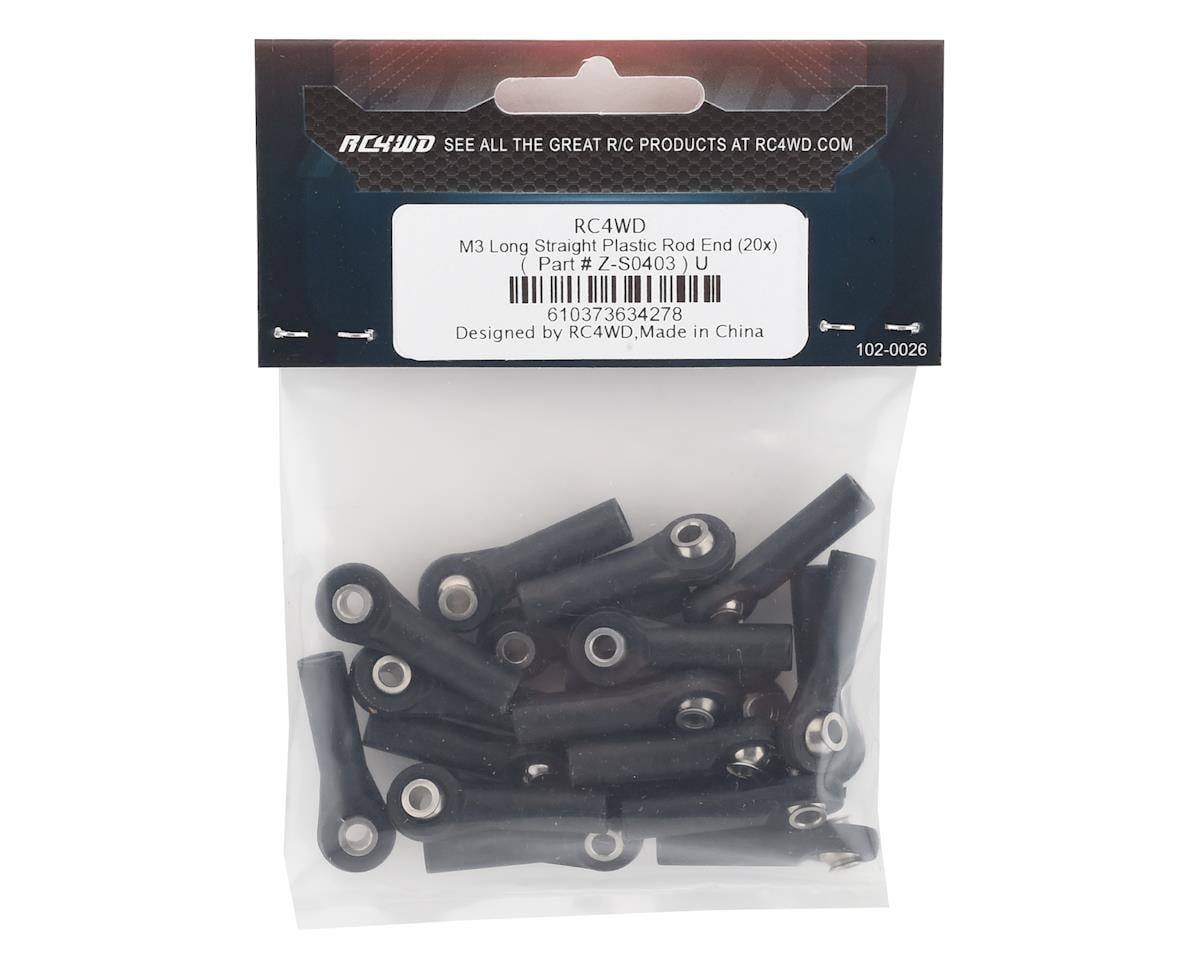 RC4WD M3 Long Straight Plastic Rod End (20)