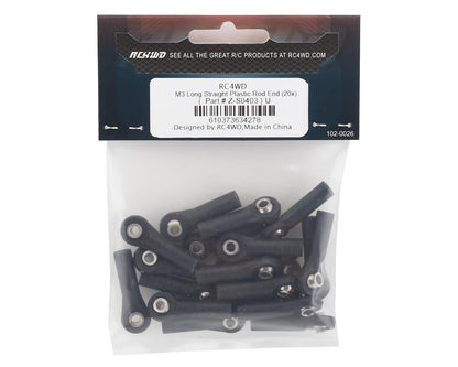 RC4WD M3 Long Straight Plastic Rod End (20)