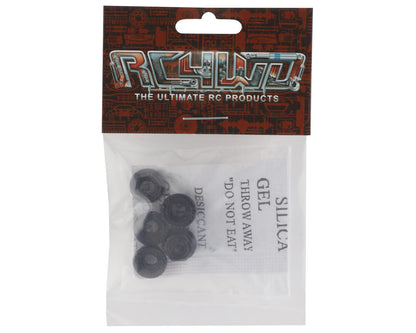 RC4WD 4mm Low Profile Flanged Lock Nut (Black) (5)