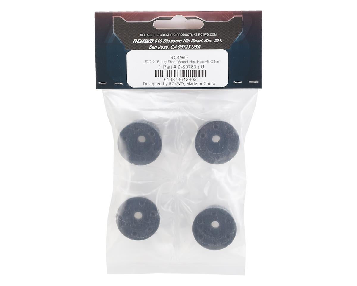 RC4WD 6 Lug Steel Wheel Hex Hub (+9 Offset)