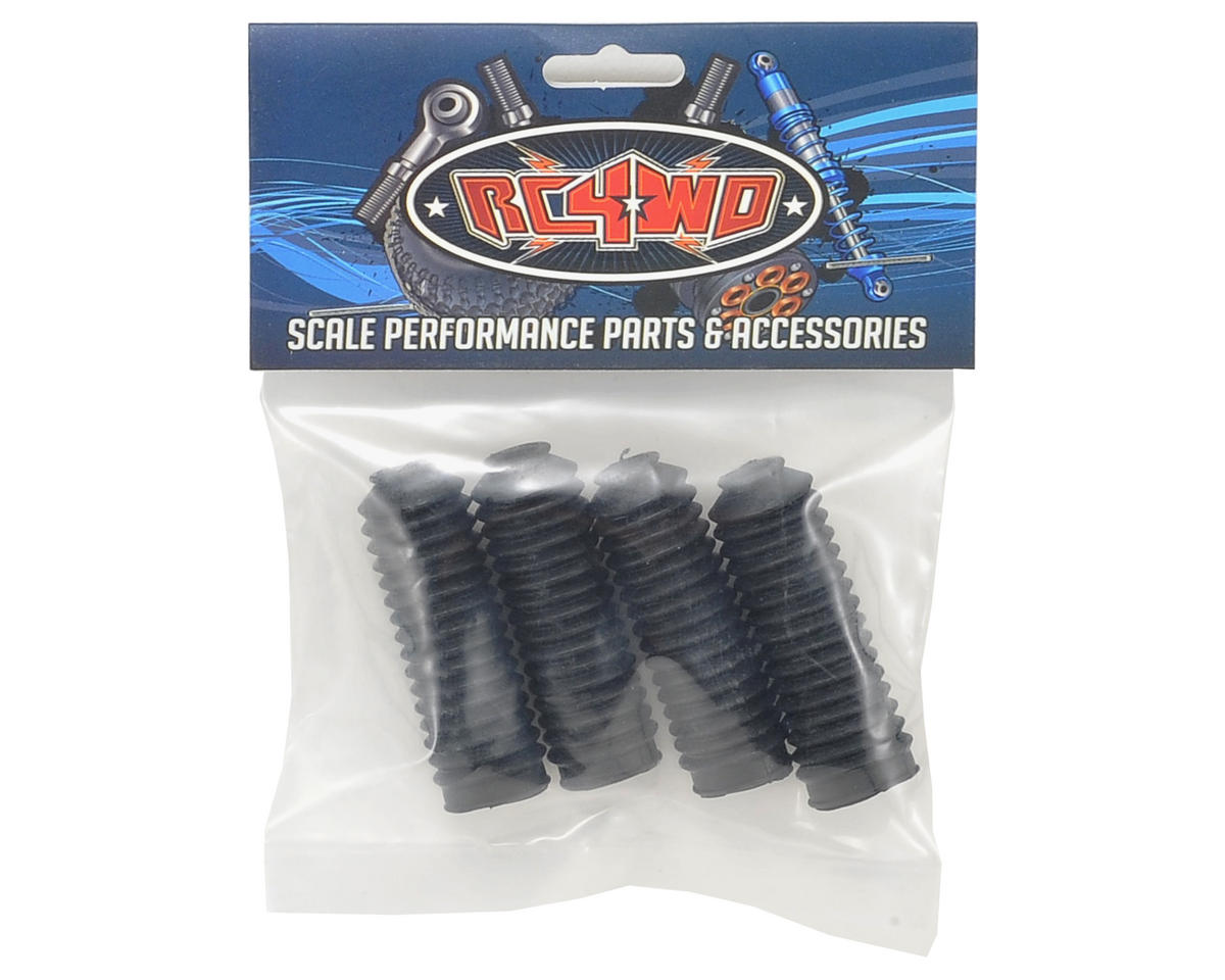 RC4WD Super Scale Shock Boot (4) (Black)