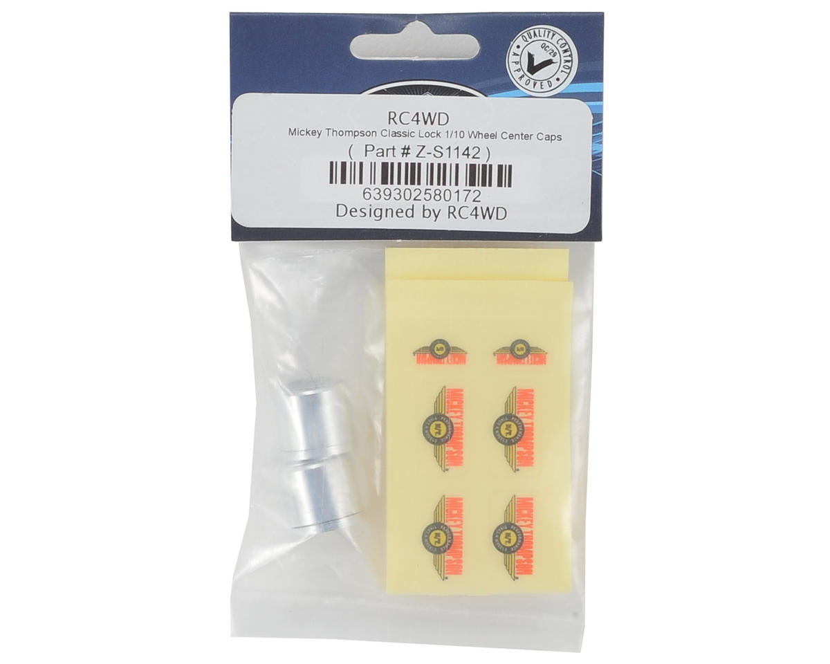 RC4WD Mickey Thompson Classic Lock Wheel Center Caps (2)