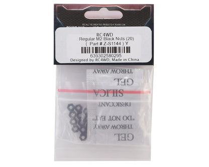 RC4WD M2 Regular Black Nuts (20)
