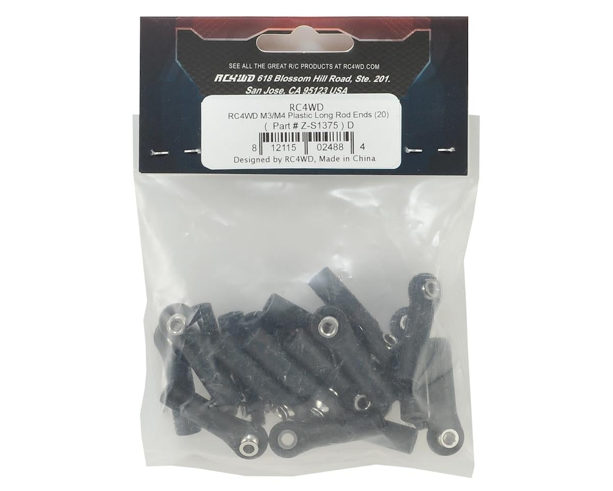 RC4WD M3/M4 Plastic Long Rod Ends (20)