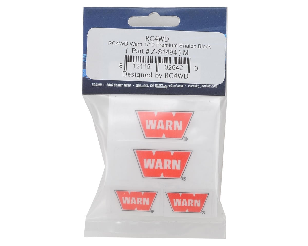 RC4WD Warn 1/10 Premium Snatch Block