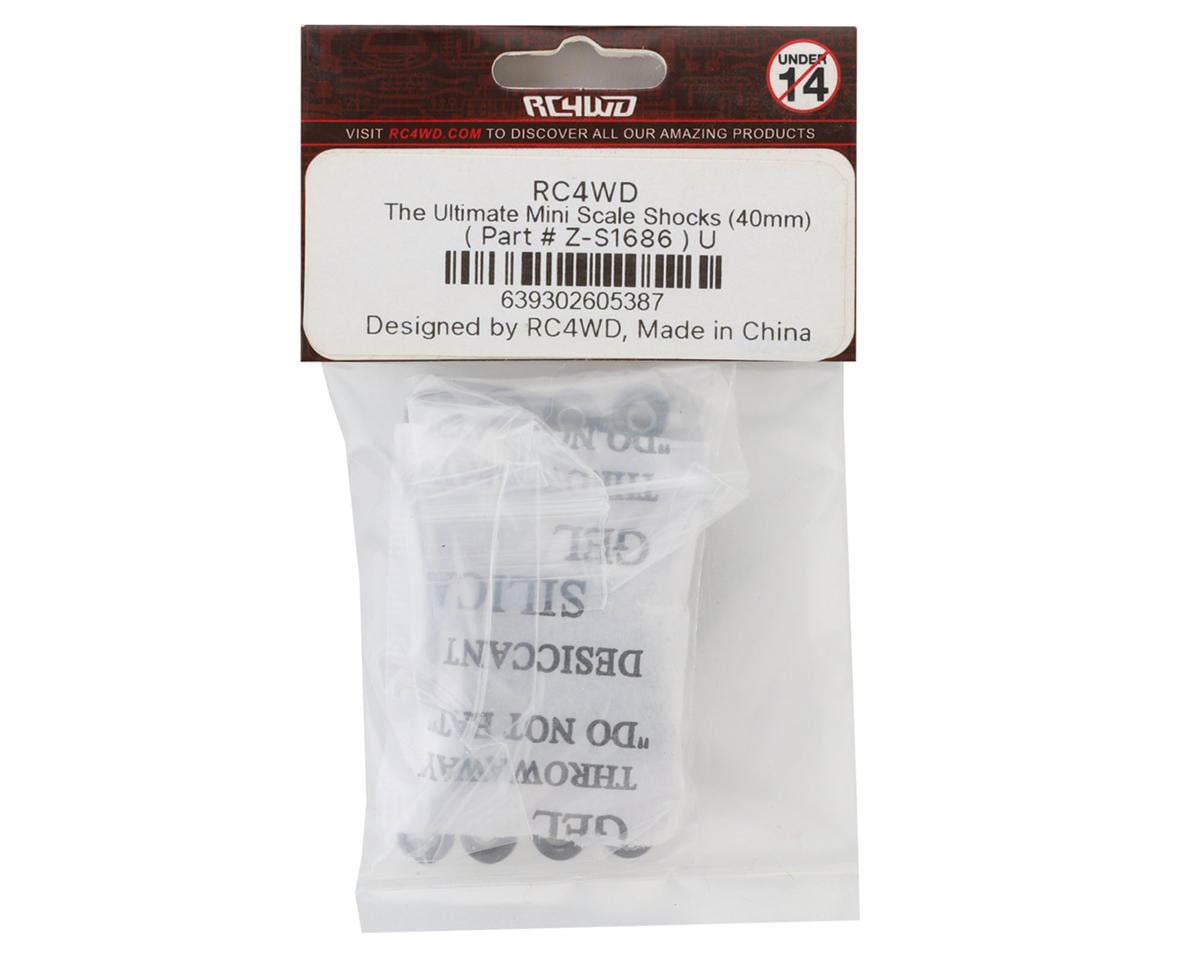 RC4WD The Ultimate Mini Scale Shocks (40mm)