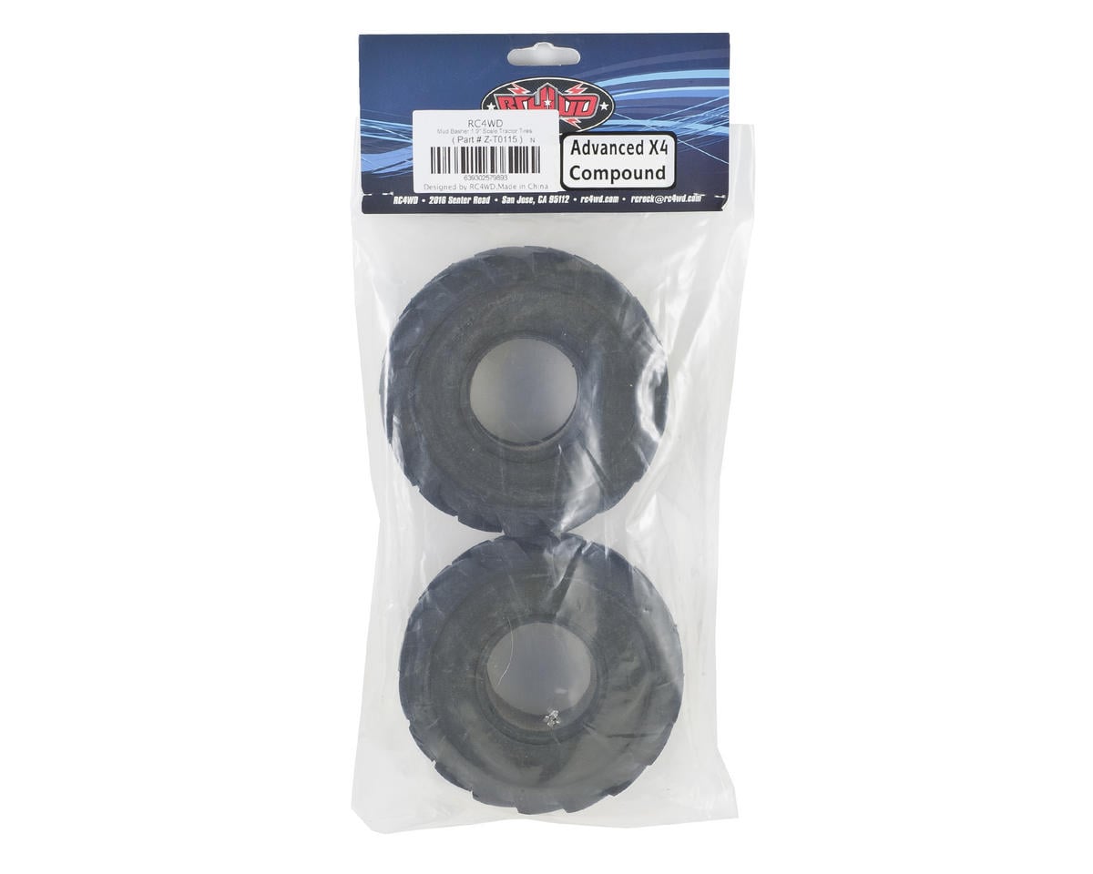 RC4WD Mud Basher 1.9" Scale Crawler Tractor Tires (2) (X4)