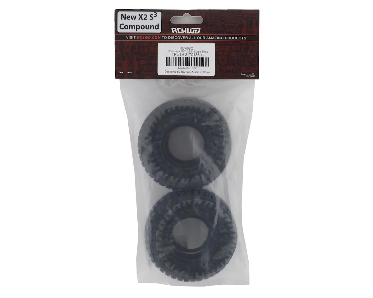RC4WD Compass M/T 1.55" Scale Rock Crawler Tires (2)