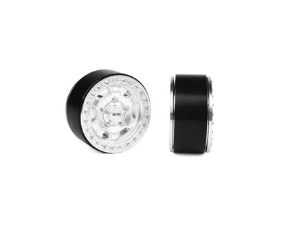RC4WD KMC 1.7" Hex Rock Crawler Beadlock Wheels (Silver) (4)