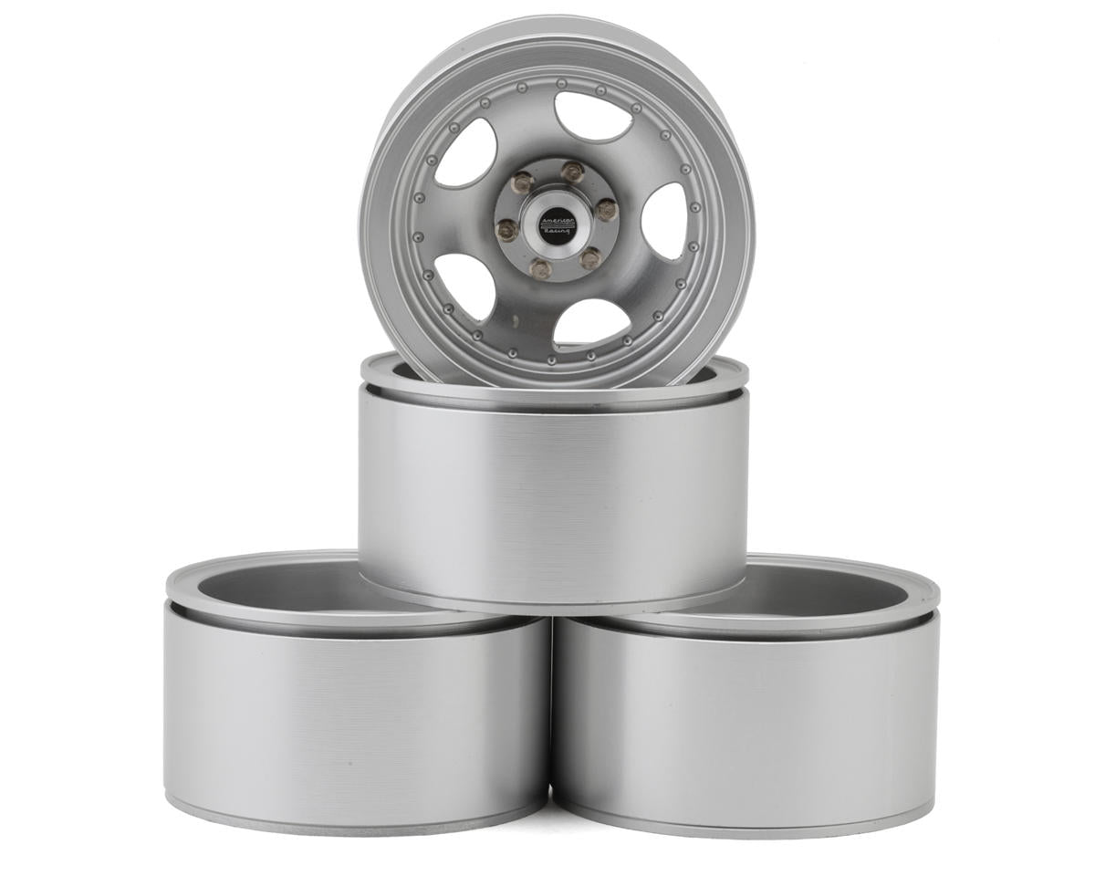 RC4WD American Racing AR23 2.2" Beadlock Wheels (Silver) (4)