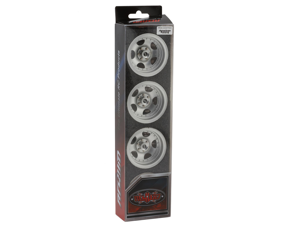 RC4WD American Racing AR23 2.2" Beadlock Wheels (Silver) (4)