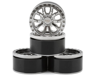 RC4WD Dirty Life 1.9” DT-1 Aluminum Beadlock Crawler Wheels (Chrome) (4)