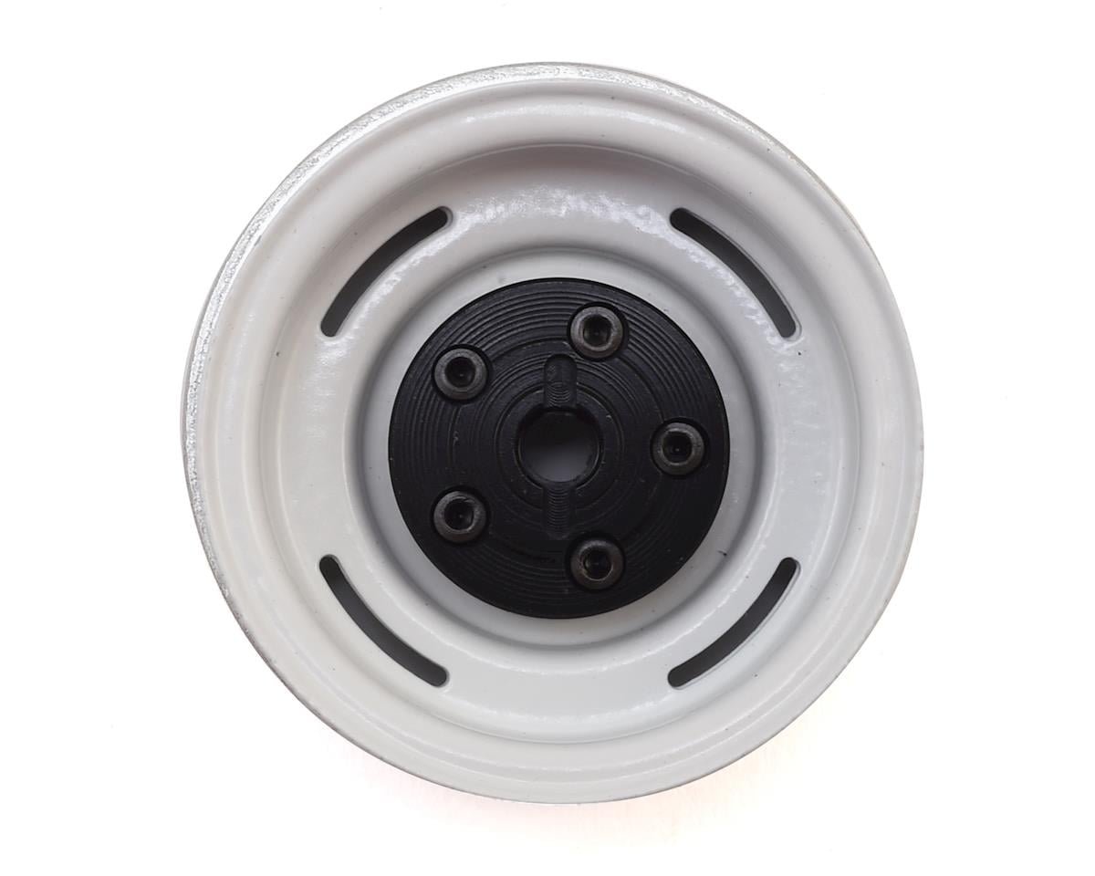 RC4WD 1.55" Landies Vintage Stamped Steel Beadlock Wheels (White)