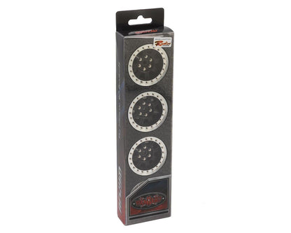 RC4WD Raceline Monster 1.9" Beadlock Wheels (Blk/Slv) (4)