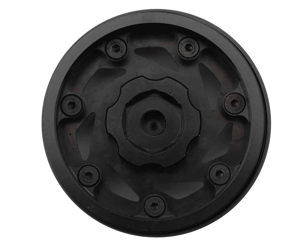 RC4WD Moto Metal 1.7" Change Up Deep Dish Beadlock Wheels (Black/Silver) (4)