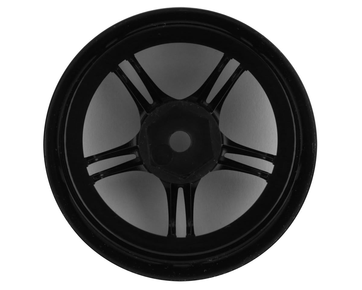 RC Art SSR Professor SPX 5-Split Spoke Drift Wheels (Black) (2) (6mm Offset)
