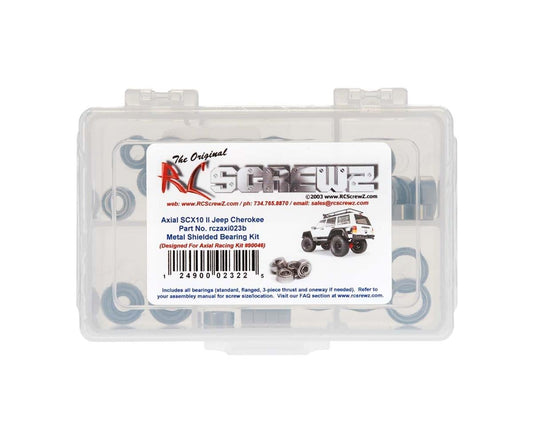RC Screwz Metal Shielded Bearing Kit SCX10 II (AXI90046)