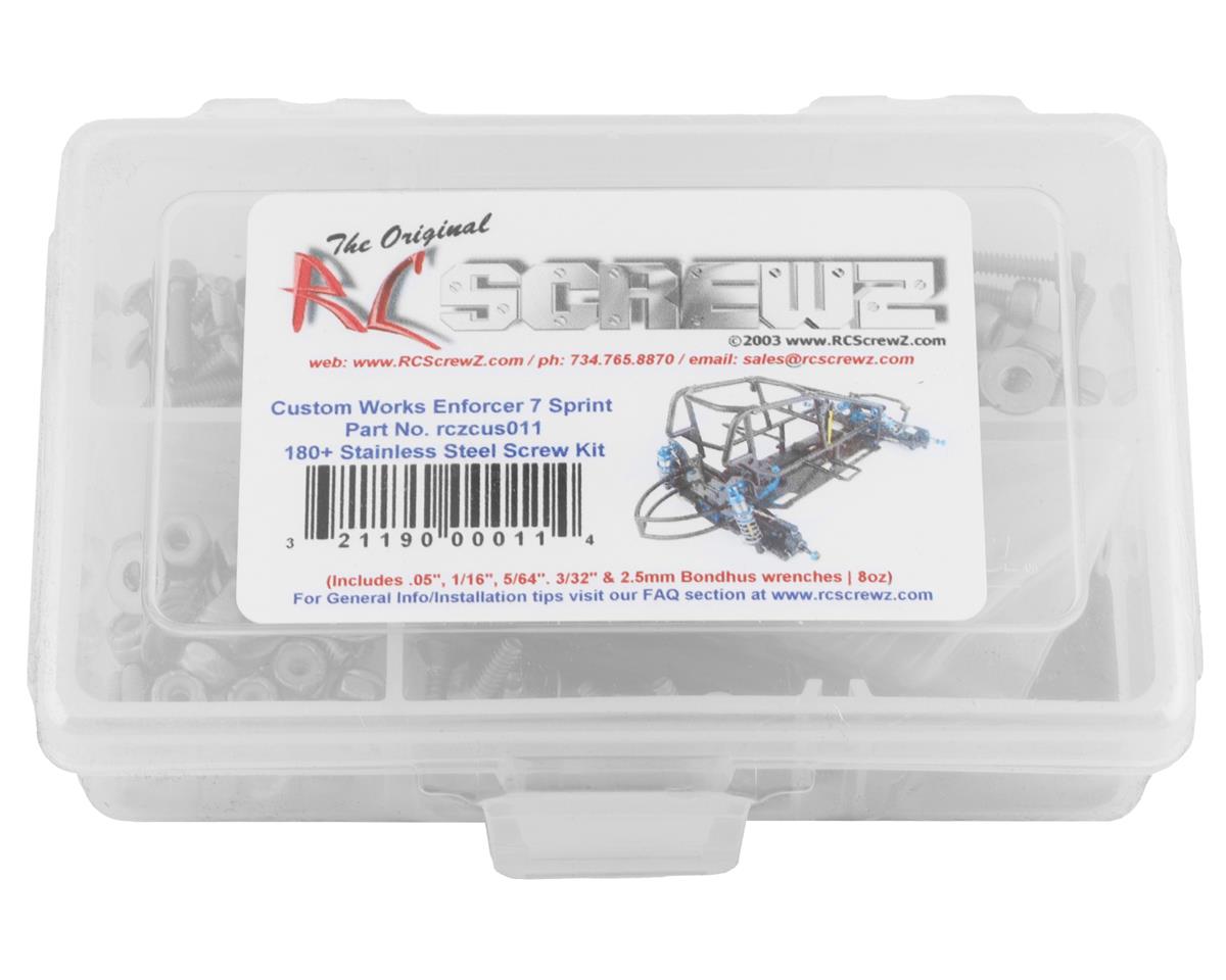 RC Screwz Custom Works Enforcer 7 Sprint Stainless Steel Screw Kit