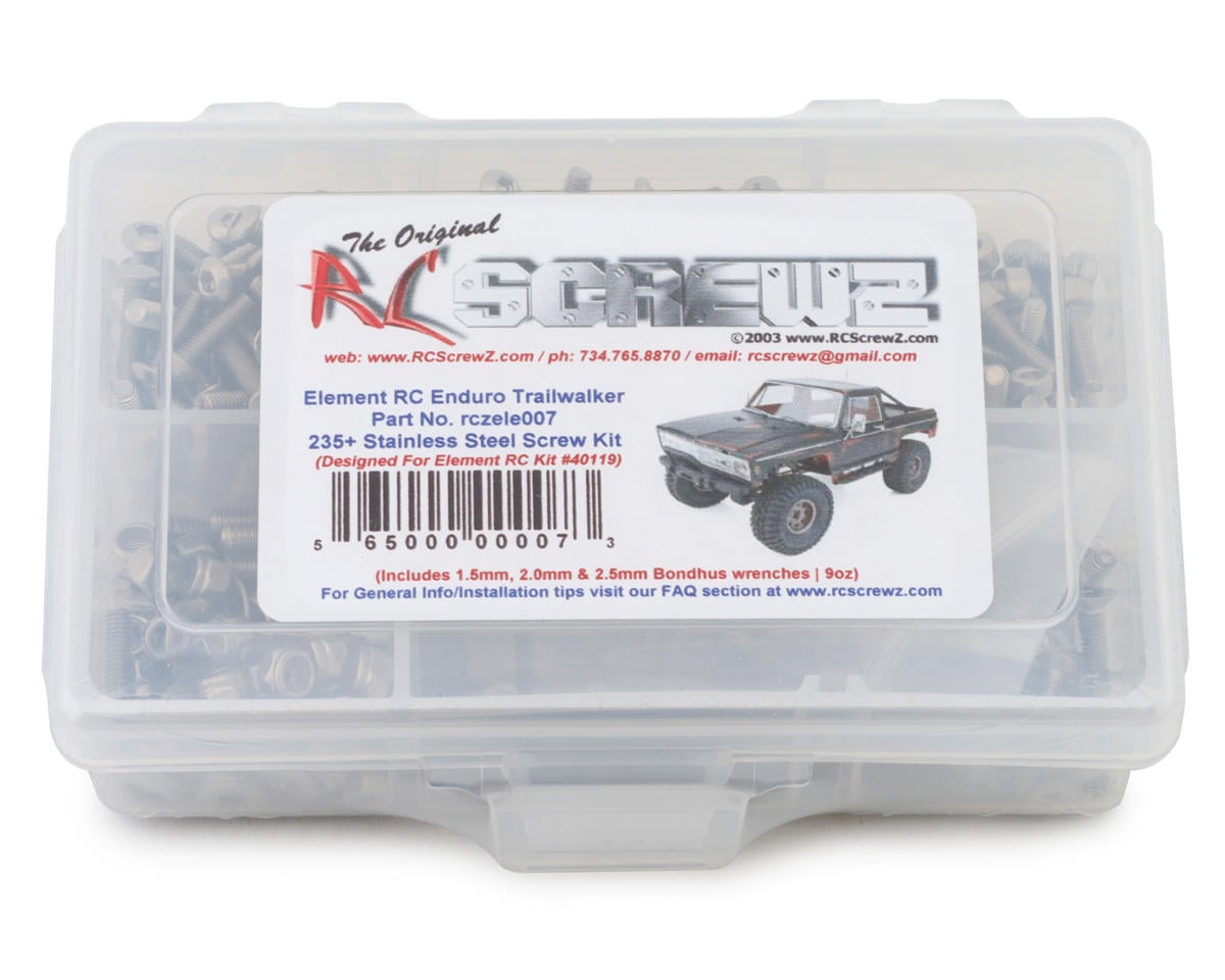 RC Screwz Element Enduro Trailwalker Stainless Steel Screw Kit