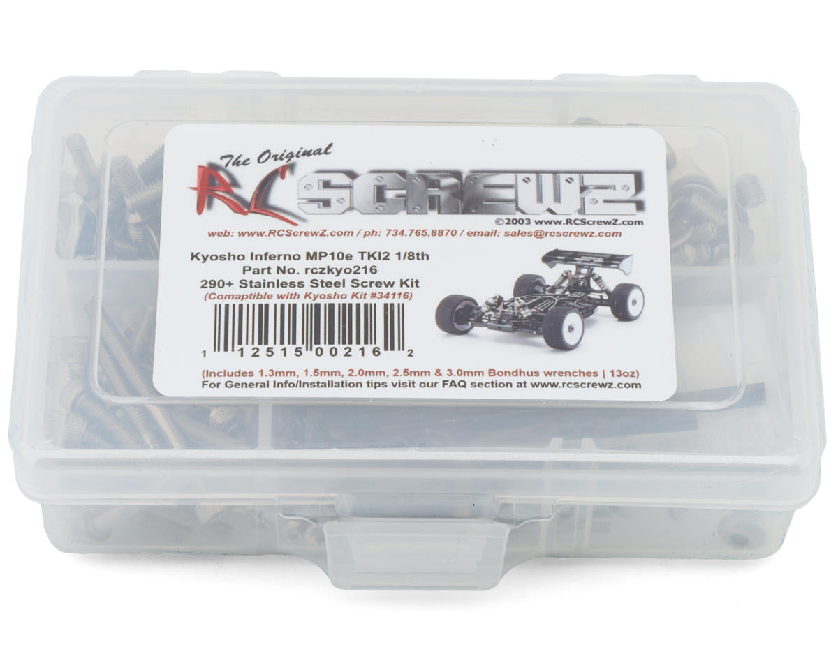RC Screwz Kyosho Inferno MP10e TKi2 Stainless Steel Screws Kit