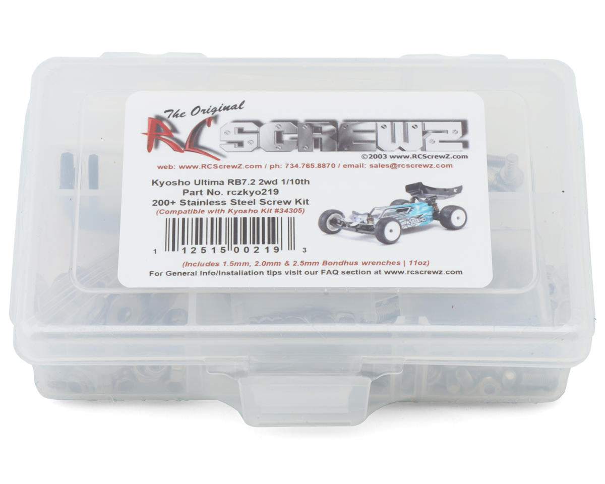 RC Screwz Kyosho Ultima RB7.5 Stainless Steel Screws Kit