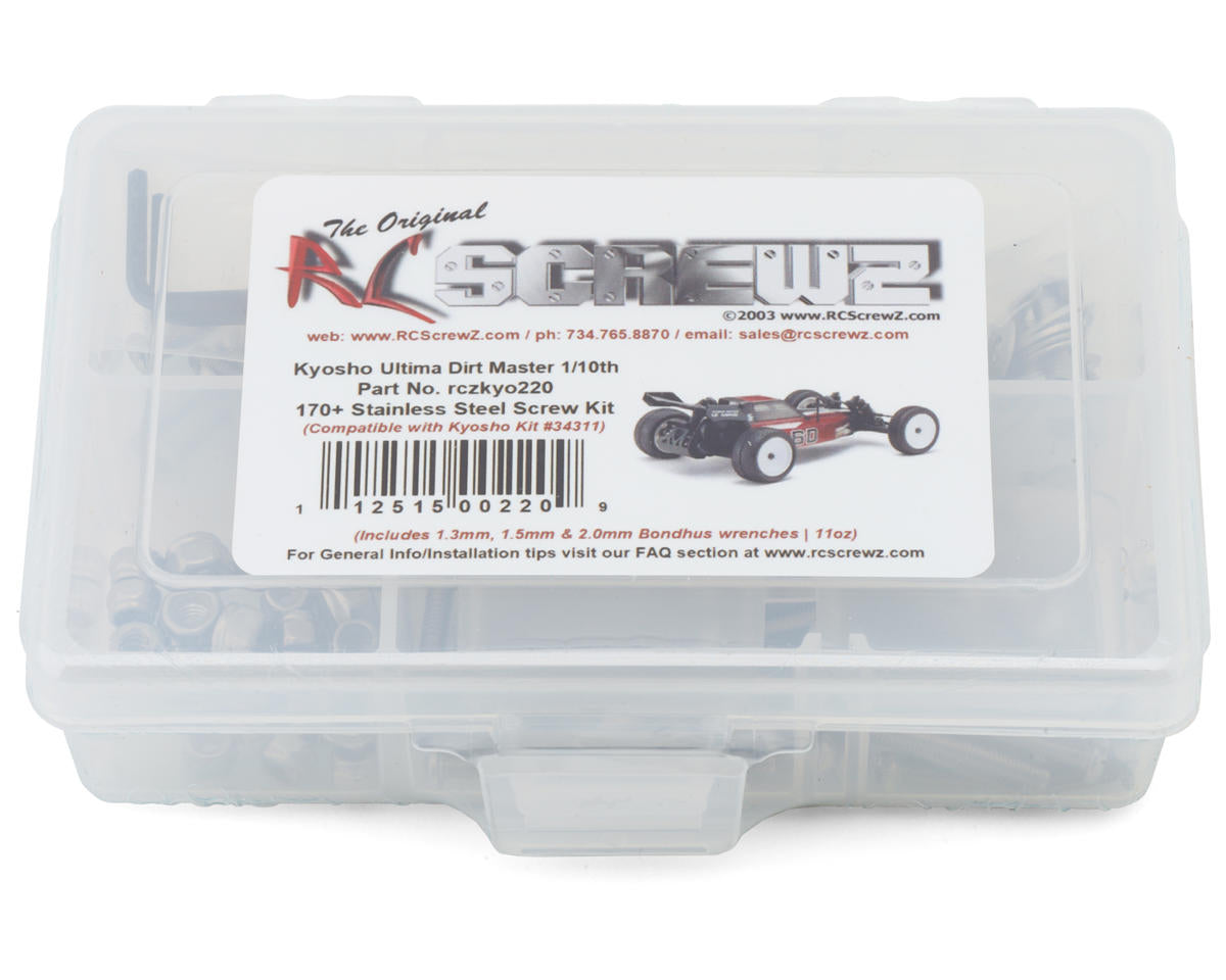 RC Screwz Kyosho Ultima Dirt Master Stainless Steel Screws Kit