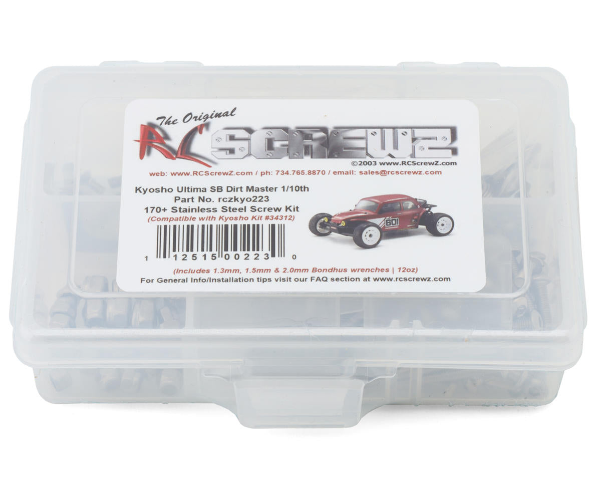 RC Screwz Kyosho Ultima SB Dirt Master Stainless Steel Screws Kit