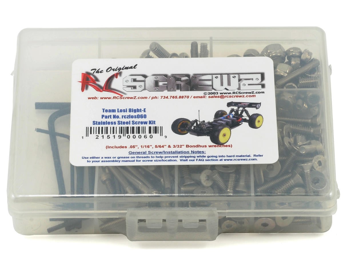 RC Screwz Team Losi 8ight-E Stainless Steel Screw Kit