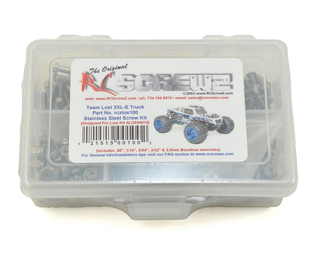 RC Screwz Team Losi LST 3XL-E Stainless Steel Screw Kit
